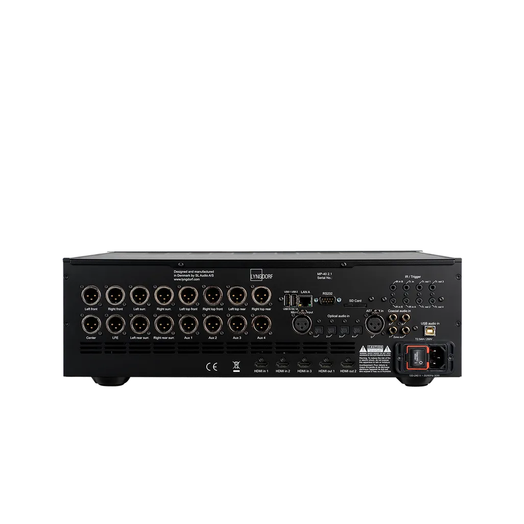 Lyngdorf MP40 2.1 Surround Processor (Black) - Image 2